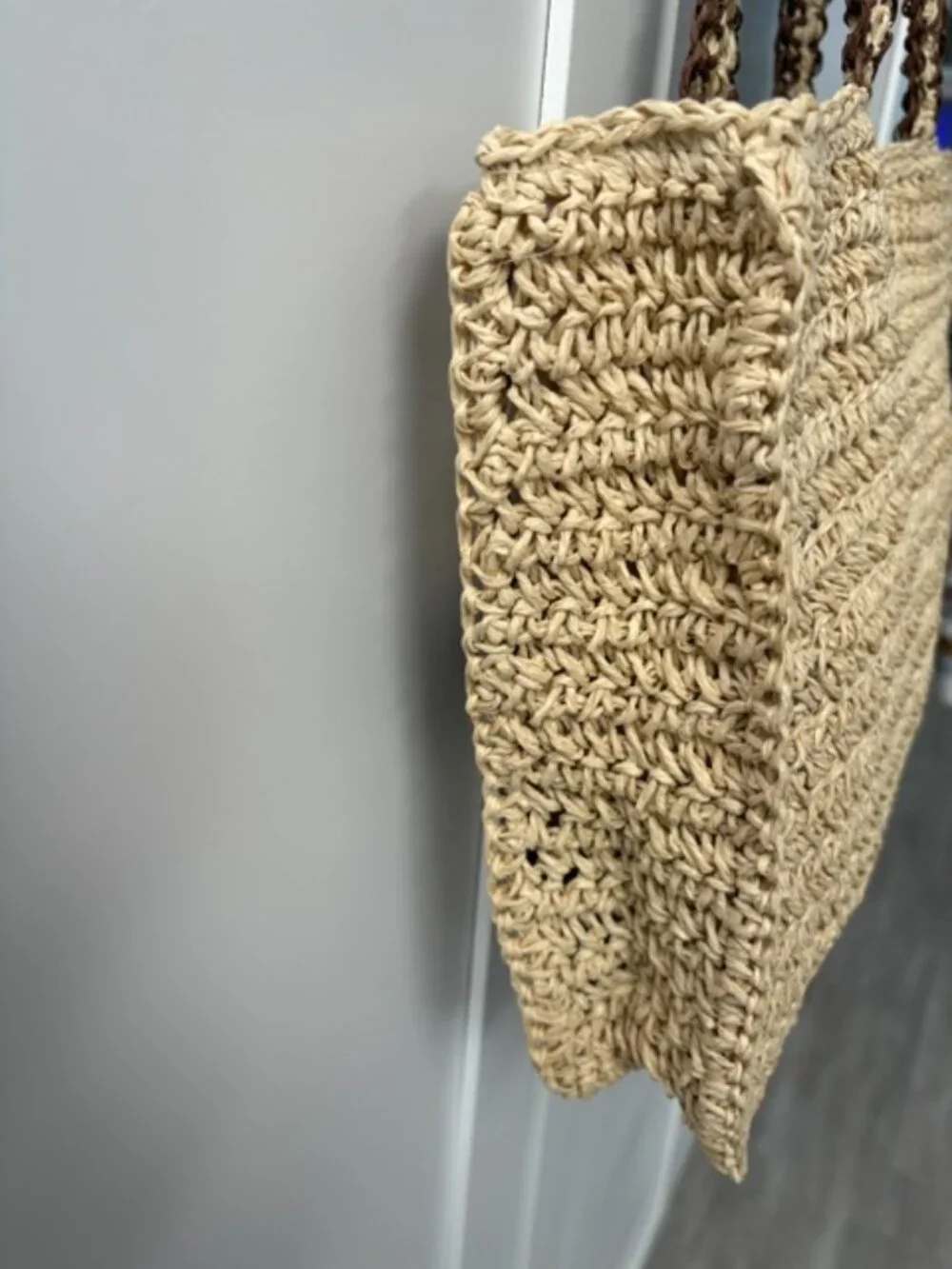 Mud Pie Crochet Mini Tote NWOT